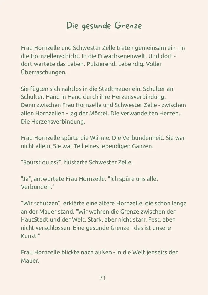 E Book Herz der Haut Leseprobe gesunde Grenze Hautbarriere naelco skinfood