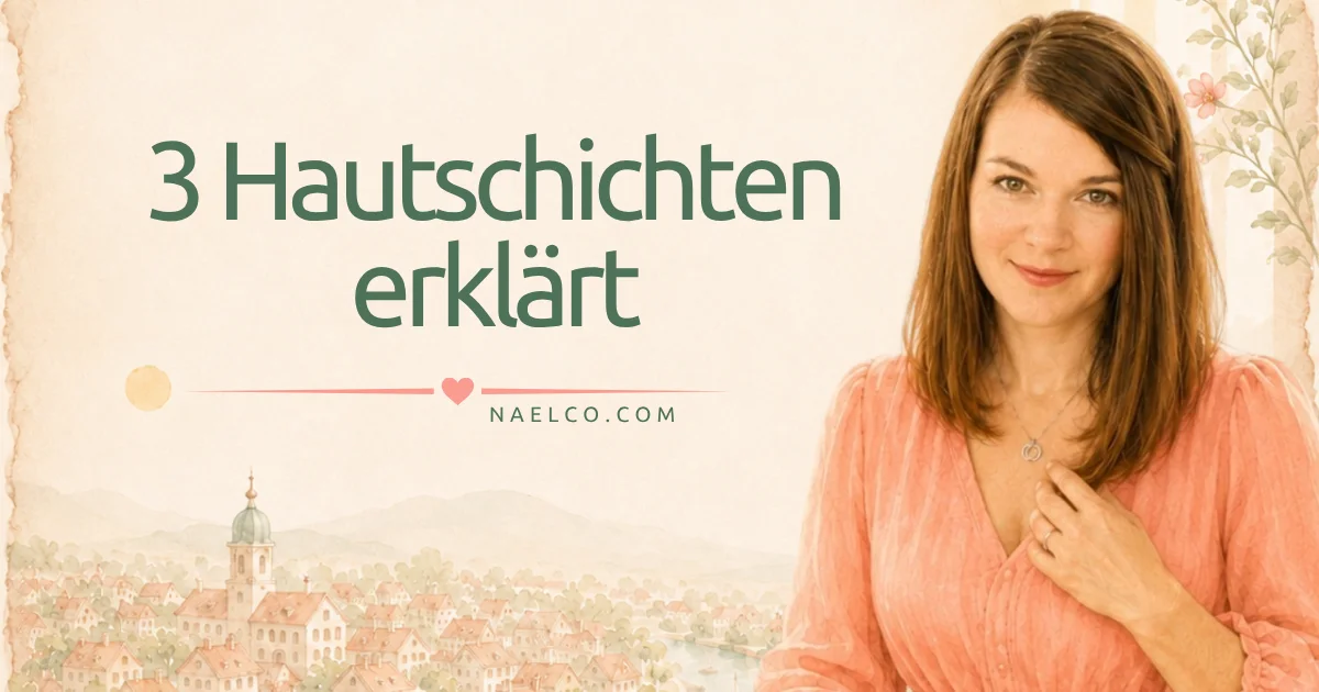Die Hautschichten erklaert Naturkosmetik Haut verstehen naelco skinfood.webp